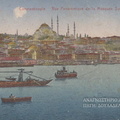 Constantinople. Vue Panoramique de la Mosquee Suleymanie
